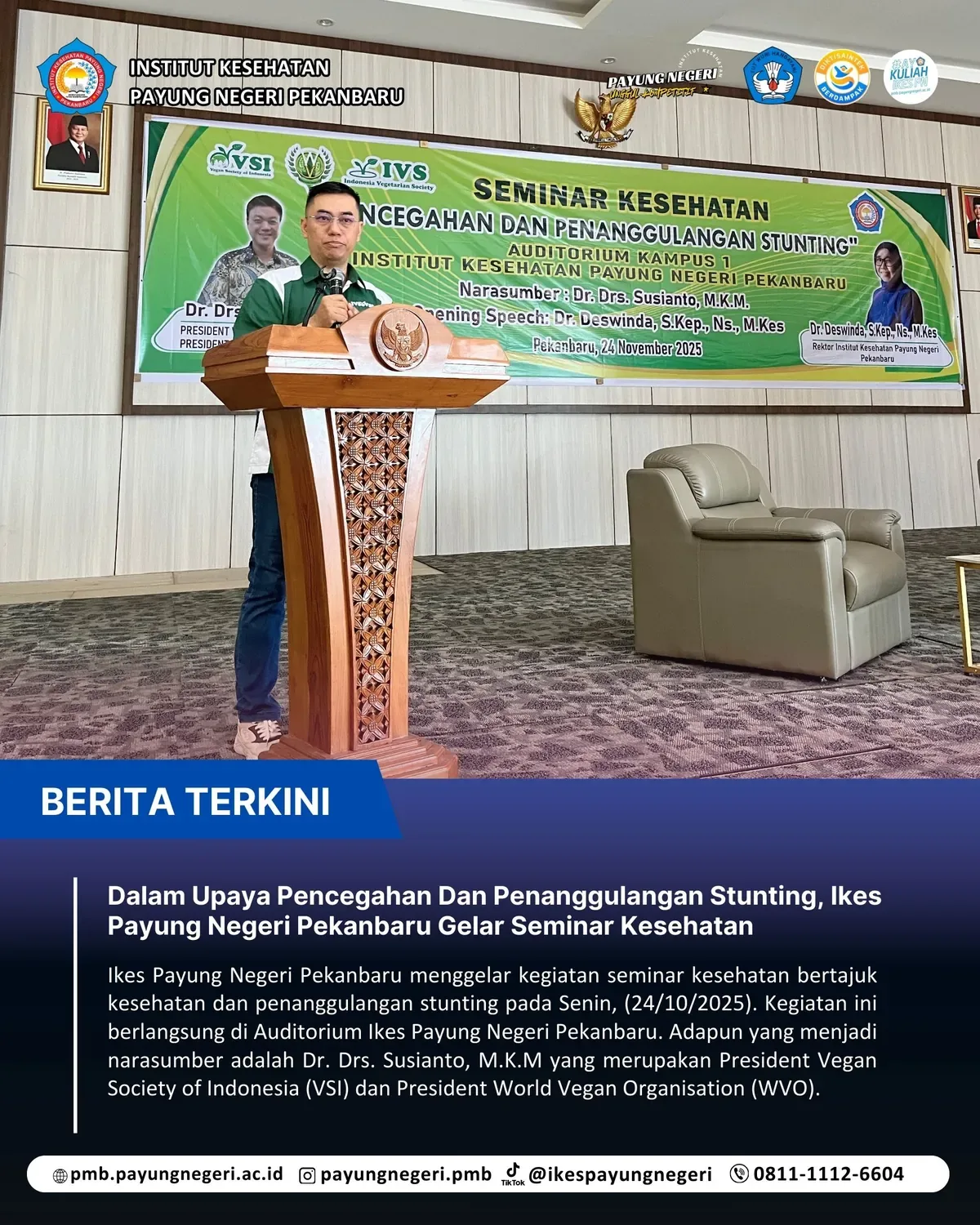 Dalam Upaya Pencegahan Dan Penanggulangan Stunting, Akbid Cianjur Gelar Seminar Kesehatan